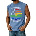 thumbnail image 1 of Iaqnaocc Mens Pride Tank Tops Rainbow We The People Graphic Sleeveless Mens Shirt Graphic American Flag Stars Pride Human Equality Tee Sky Blue S, 1 of 3
