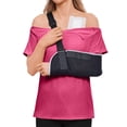 thumbnail image 1 of Iaqnaocc Shoulder Post surgery scrubs for women Hospital Chemo Shirts for Port Access Women Short Sleeve Nursing Scrub Tops Chemotherapy Must Haves Hot Pink With Pockets L, 1 of 8