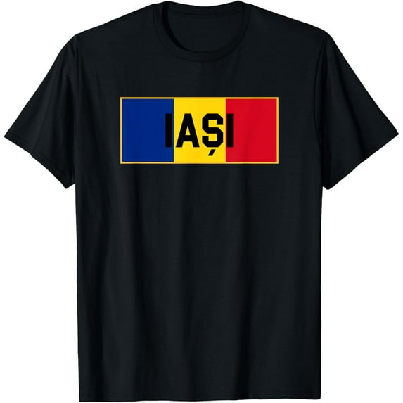 Iasi Romania Flag Romanian Pride Te iubesc T-Shirt