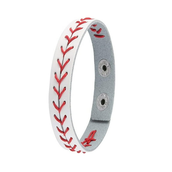 Baseball Bracelet Bright Color Ultralight Non-Fading Wear Resistant Adjustable Unisex Sports Wristband Bangle Gifts