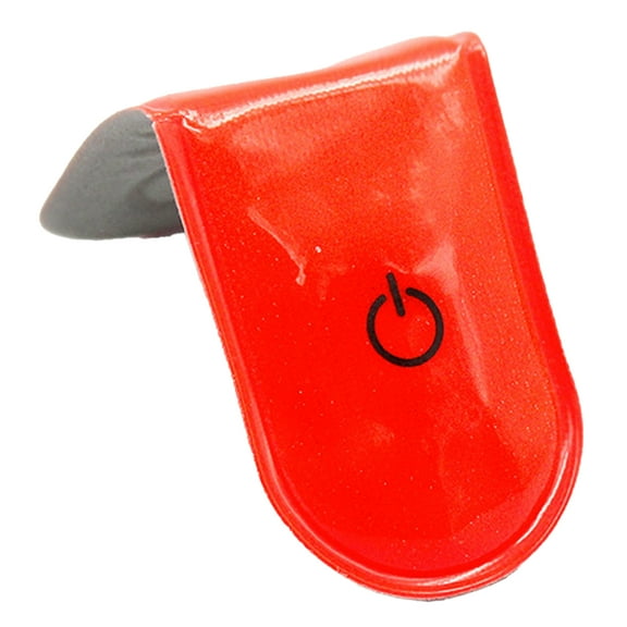 Iaukyu LED Clip Flashing Light Reflective Light Strip Waterproof Battery Powered Compact Size Lightweight Hiking Running Safety Light