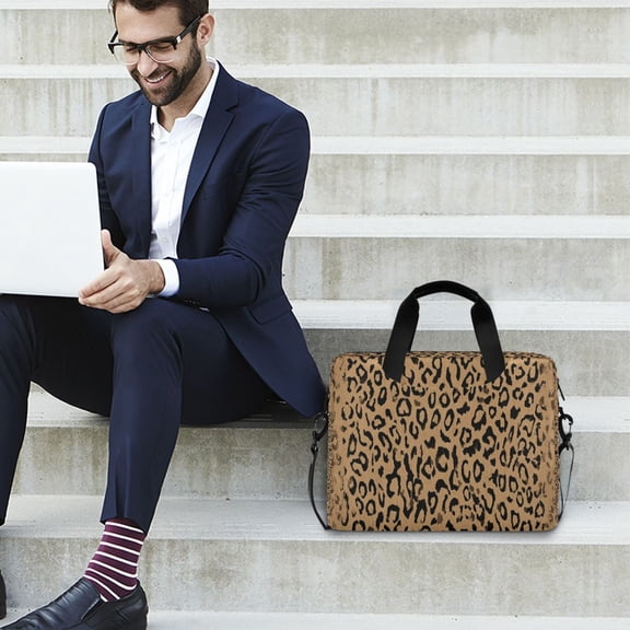 Iauyy 16inch Laptop Briefcase for Men/Women , Detachable Strap & Padded Compartment，Water-Resistant BagBusiness Travel File and Notepad,Handicraft Production