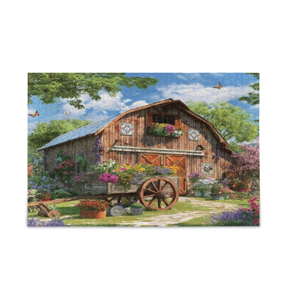 Iauyy 500 Piece Adults Jigsaw Puzzles, The Colorful Elements Wooden & Paper Composite Puzzles Includes Storage Bag & Guide
