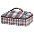thumbnail image 1 of Iauyy Casserole Carrier for Hot Food Insulated Casserole Travel Carry Bag with Lid Food Warmer Bag for Party/Picnic,Minimalist Check Pattern, 1 of 7
