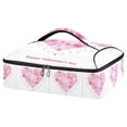 thumbnail image 1 of Iauyy Casserole Carrier for Hot Food Insulated Casserole Travel Carry Bag with Lid Food Warmer Bag for Party/Picnic,Snowflakes, 1 of 7