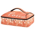 thumbnail image 1 of Iauyy Casserole Carrier for Hot Food Insulated Casserole Travel Carry Bag with Lid Food Warmer Bag for Party/Picnic,Soft Orange Color, 1 of 7