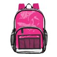 thumbnail image 1 of Iauyy Clear Backpack Heavy Duty PVC Transparent Backpack for College Workplace, Broad and Solid, 1 of 8