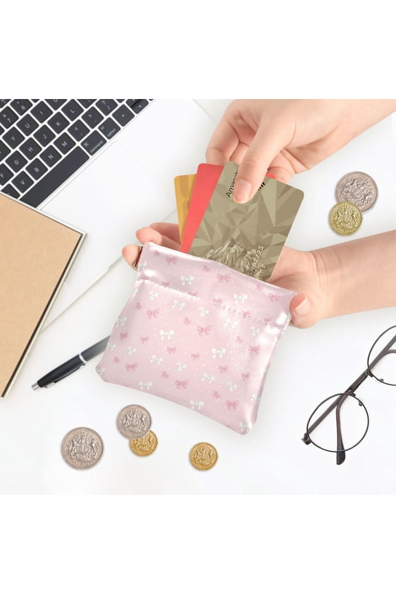 Cute Wallet -Ejector Clip Design Inner Suede Material for Other Jewelry Women's Coin Purses&Pouches Wallets, Card Cases&Money Organizers ,A Lot Of Polka Dots