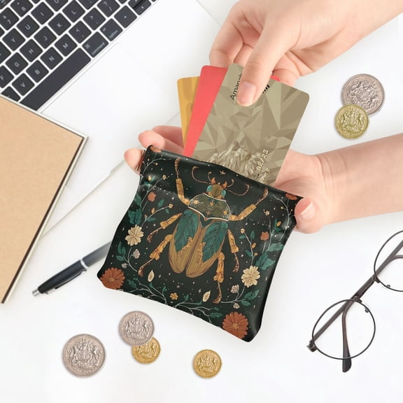 Iauyy Cute Wallet -Ejector Clip Design Inner Suede Material for Other Jewelry Women's Coin Purses&Pouches Wallets, Card Cases&Money Organizers ,Symmetrical Design