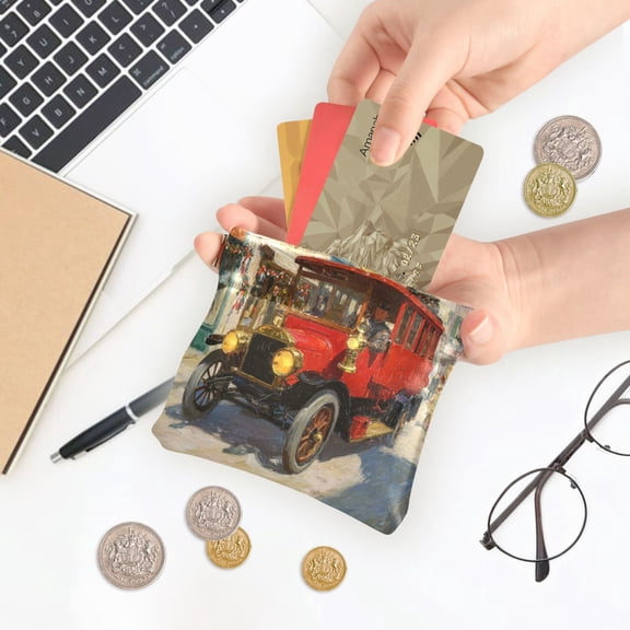 Iauyy Cute Wallet -Ejector Clip Design Inner Suede Material for Other Jewelry Women's Coin Purses&Pouches Wallets, Card Cases&Money Organizers ,The Golden Bell