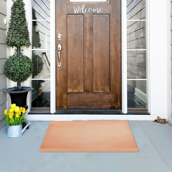 Iauyy Doormat Outdoor Indoor Non-Slip Washable Welcome Mat,Low-Profile 32x20in Door Mat for Pet Mat Front Back Door and Entryway,A Paper Background