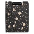 thumbnail image 1 of Iauyy Foldable Binder Clipboard, Waterproof & Scratch-Resistant, Dual Metal Clips, Holds 80 Sheets, 1 Pack,Many Small Flowers, 1 of 8