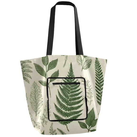 Iauyy Foldable Shoulder Tote Bags Large Storage for Women -Reusable 11*9.5*15.4in Wide Handbag Design Shopping/Travel Bag ,????_????-01-01