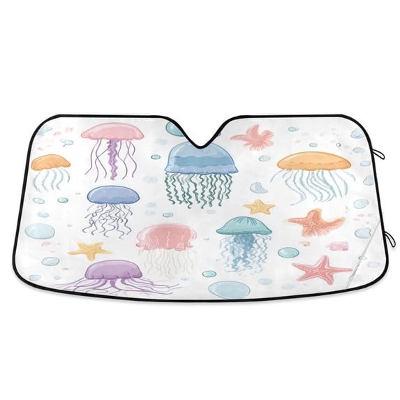 Iauyy Front Windshield Shade, Foldable Sunshade for Car SUV-Blocks UV ...