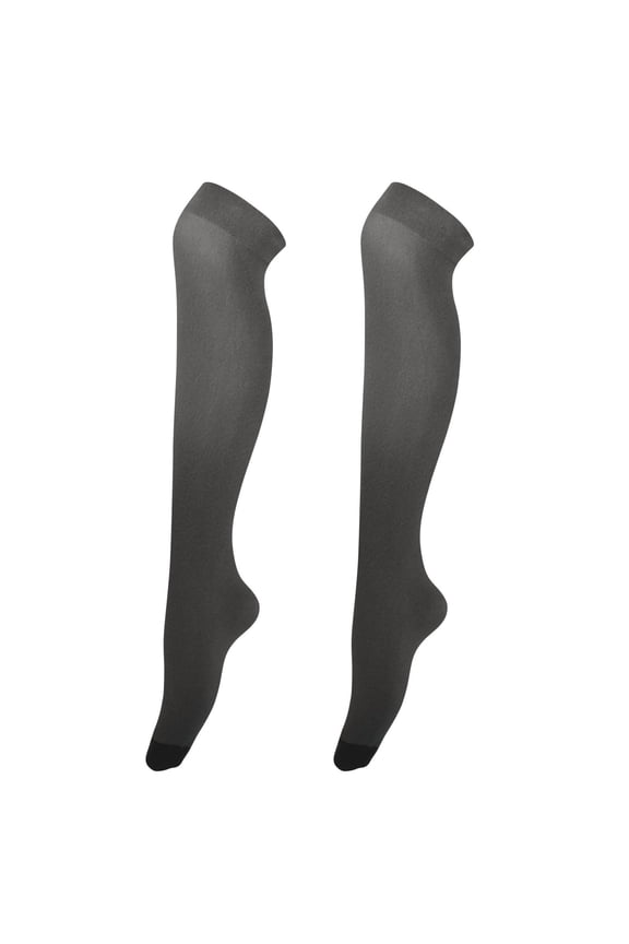 Highly Elastic Women's Trouser Knee High Socks 93% Nylon Breathable and Durable Perfect for Outings, Parties, Home, The Best Gifts for Women A Black Paper