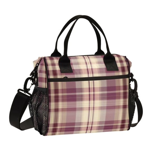 Iauyy Insulated Thermal Lunch Tote Bag for Women - S/M Sizes Portable Picnic Work Bag ,Seamless Connection Design