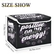 thumbnail image 1 of Iauyy Large Storage Box with Lid - Foldable Home Storage Bins for Clothes Toy Holiday Decor, Deep Purple (42*32*30cm), 1 of 6