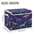 thumbnail image 1 of Iauyy Large Storage Box with Lid - Foldable Home Storage Bins for Clothes Toy Holiday Decor, Dinosaur (42*32*30cm), 1 of 6