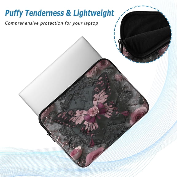 Iauyy(M)13.4 inch Laptop Sleeve,Shockproof Durable Computer Carrying laptop Bag,Slim Cover for 13.4-14 inch HP Dell Lenovo Asus Notebook,Baroque Style Surrounds