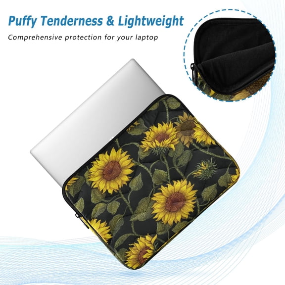 Iauyy(M)13.4 inch Laptop Sleeve,Shockproof Durable Computer Carrying laptop Bag,Slim Cover for 13.4-14 inch HP Dell Lenovo Asus Notebook,Calendula Color