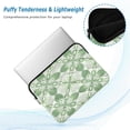 thumbnail image 1 of Iauyy（M)13.4 inch Laptop Sleeve,Shockproof Durable Computer Carrying laptop Bag，Slim Cover for 13.4-14 inch HP Dell Lenovo Asus Notebook,Green Liquid Petals, 1 of 7