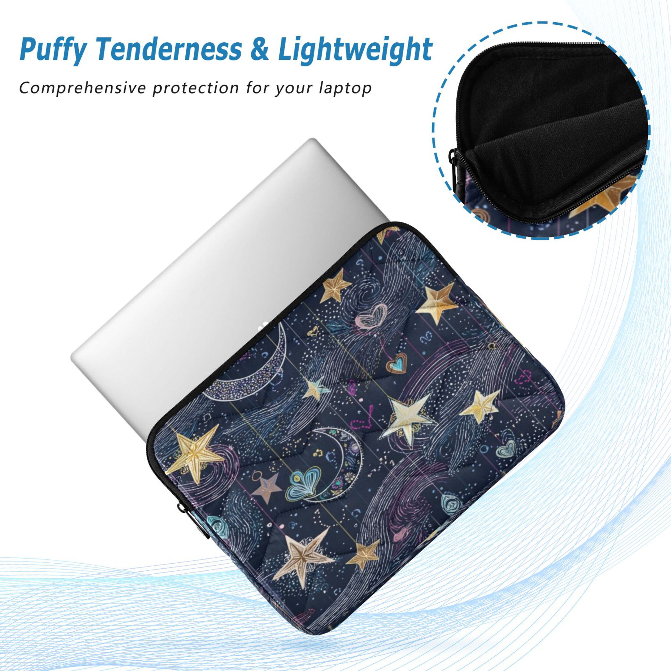 Iauyy(M)13.4 inch Laptop Sleeve,Shockproof Durable Computer Carrying ...