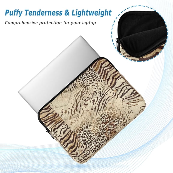 Iauyy(M)13.4 inch Laptop Sleeve,Shockproof Durable Computer Carrying laptop Bag,Slim Cover for 13.4-14 inch HP Dell Lenovo Asus Notebook,Natural Colors