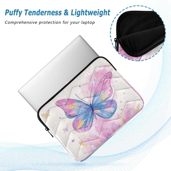 Iauyy(M)13.4 inch Laptop Sleeve,Shockproof Durable Computer Carrying laptop Bag,Slim Cover for 13.4-14 inch HP Dell Lenovo Asus Notebook,The Blue Star