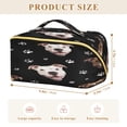 thumbnail image 1 of Iauyy Rhombus Cosmetic Bag with Handle Large Capacity Luxury Twill Travel Makeup Bag ,Laugh Out Loud, 1 of 8