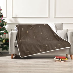 Iauyy Modernist Brown Blanket ,Arctic Wool Throw Blankets All Season Bed Blanket for Couch Sofa Decoration Christmas Gifts 60x80 in