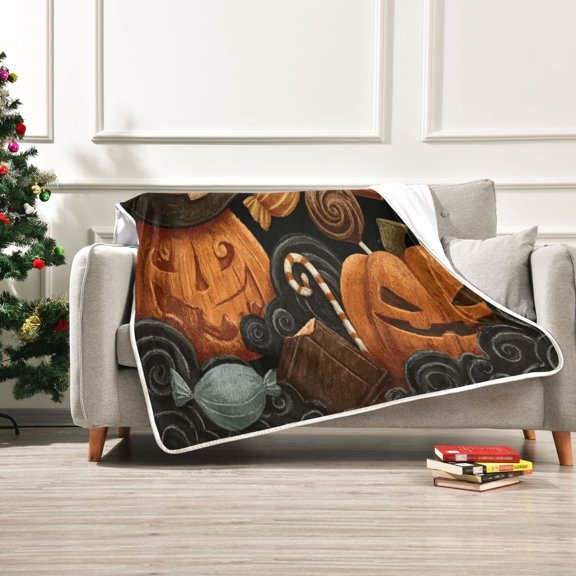 Iauyy Rolling Dark Clouds Blanket ,Arctic Wool Throw Blankets All Season Bed Blanket for Couch Sofa Decoration Christmas Gifts 60x80 in