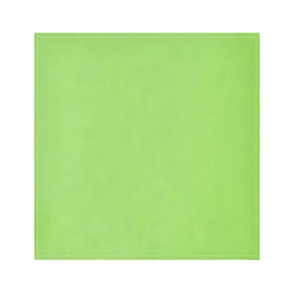 Iauyy Satin Napkins Set of 1- Green DIY Printing Decoration Cloth Napkin- Easy Care for Home/Party