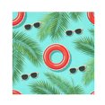 thumbnail image 1 of Iauyy Satin Napkins Set of 4- Summer Style 1 DIY Printing Decoration Cloth Napkin- Easy Care for Home/Party, 1 of 8