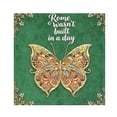thumbnail image 1 of Iauyy Satin Napkins Set of 6- Butterfly- Green DIY Printing Decoration Cloth Napkin- Easy Care for Home/Party, 1 of 8