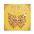 thumbnail image 1 of Iauyy Satin Napkins Set of 6- Butterfly- Yellow DIY Printing Decoration Cloth Napkin- Easy Care for Home/Party, 1 of 8