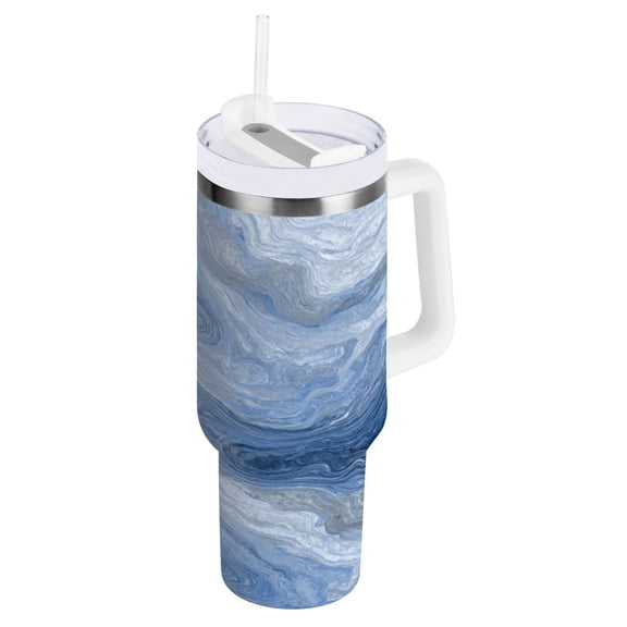 Iauyy Stainless Steel Insulated Tumblers , 40oz/30oz Handle BPA-Free, 8Hour Hot/ 4Hour Cold for Travel Sports Outdoor Camping,Elegant and Graceful Backdrop