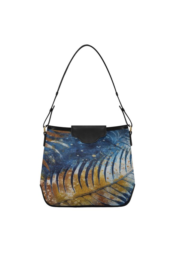 Women's Handbag Removable Shoulder Satchel Bag-Polyester and PU leather ,Batik Fabric