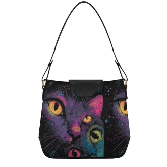 Iauyy Women's Handbag Removable Shoulder Satchel Bag-Polyester and PU leather ,Colorful Design
