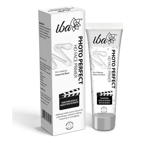 Iba Halal Care Photo Perfect Hd Face Primer, Transparent, 35 Gm