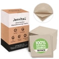 thumbnail image 1 of Jenvita Bamboo Paper Cocktail Napkins, 2-Ply Light Brown, 50 Pack, 1 of 8