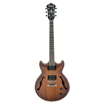 Ibanez Artcore 6 String Semi-Hollow-Body Electric Guitar Right, Tobacco Flat AM53TF