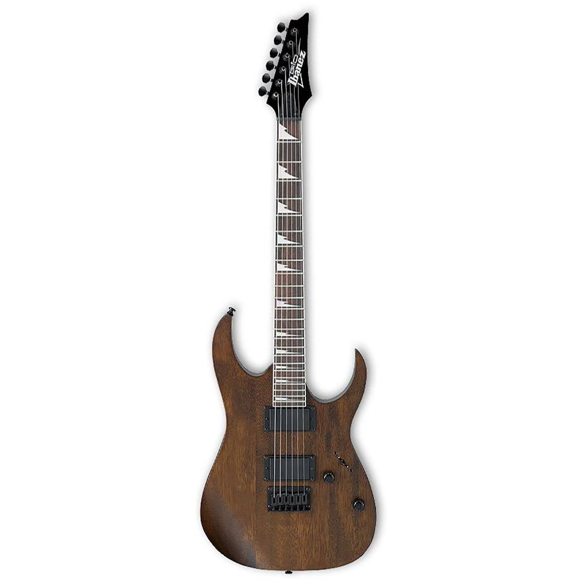 Ibanez GRG 6 String Solid-Body Electric Guitar, Right, Walnut Flat, Full GRG121DXWNF