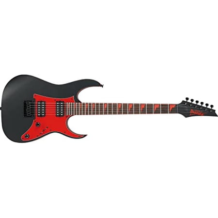 Ibanez GRG 6 String Solid-Body Electric Guitar, Right, Black Flat, Full (GRG131DXBKF)