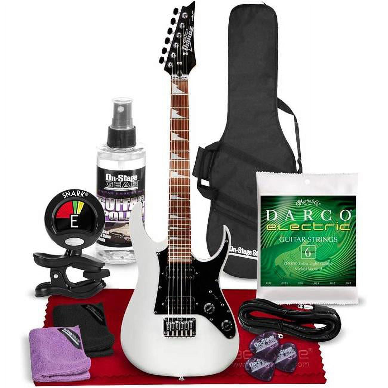 Ibanez IBANEZ GRGM21WH B KIT3720 NFBA 7 String Solid Body Electric Guitar White