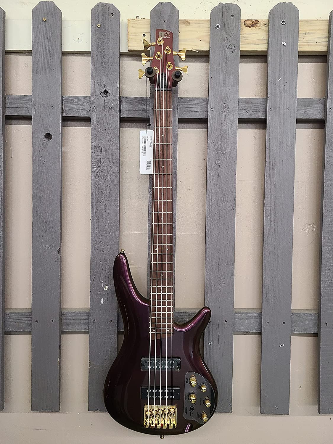 Ibanez SR305EDX Standard 5-String Bass Rose Gold Chameleon