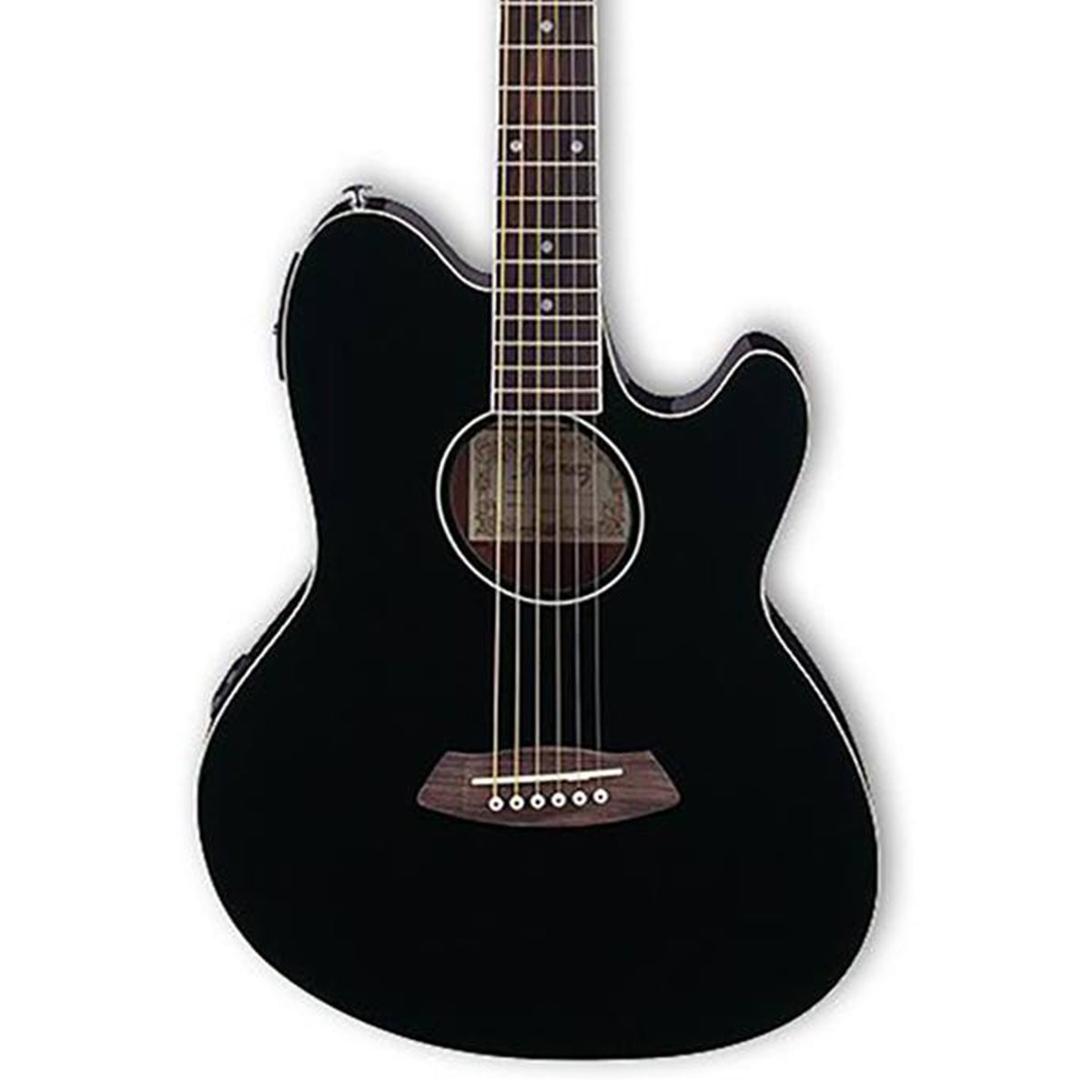 Ibanez TCY10E Acoustic Electric Guitar, Black