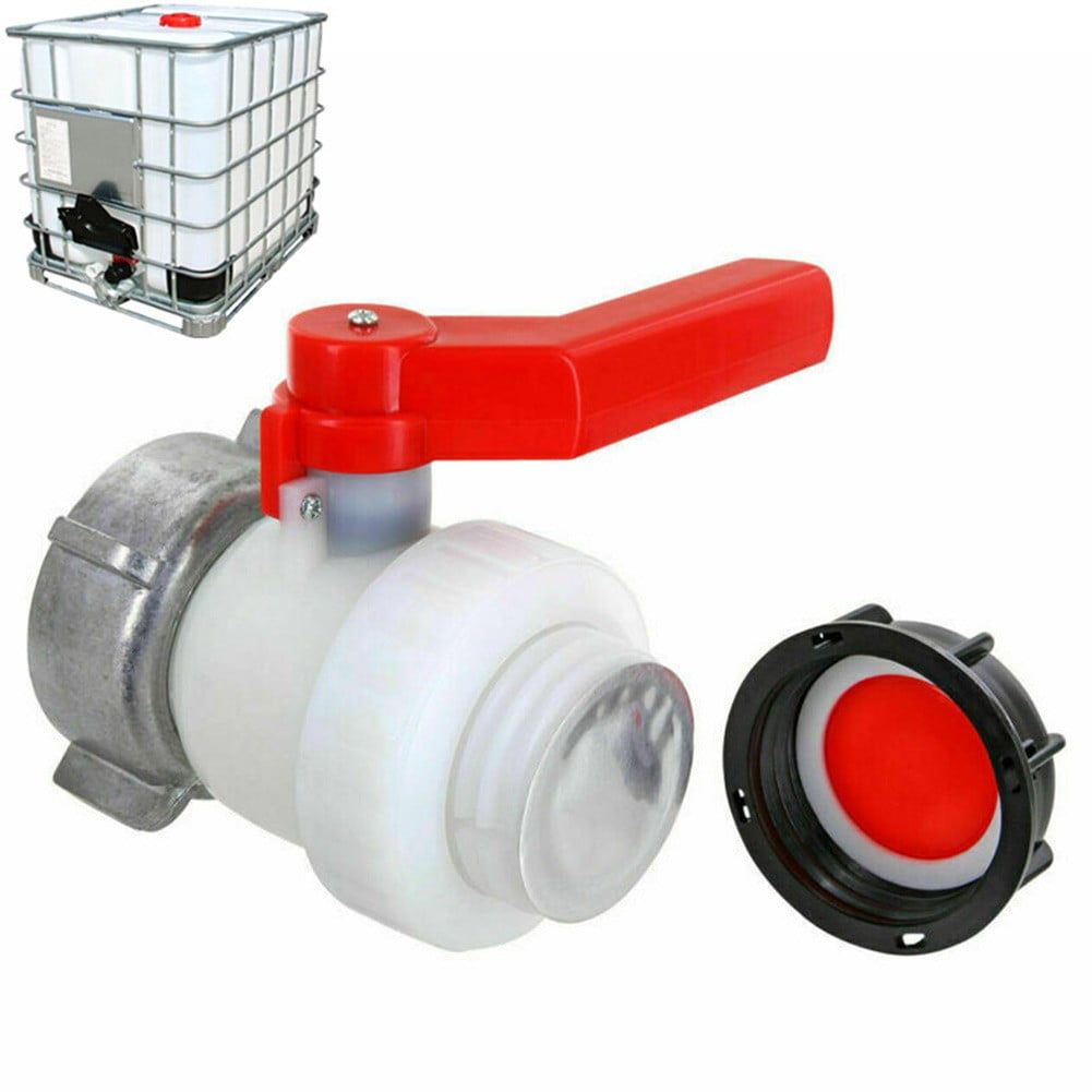 IBC Tank Replacement Valve Tap Water Oil Container Coarse Thread Drain DN40 62mm
