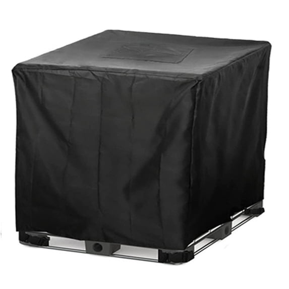 Ibc Tote Cover 210D Waterproof Protective Hood For 300 600 800 1000L Rain Barrel And Tank Container Sunshade Accessory(1000L-120*100*116Cm)
