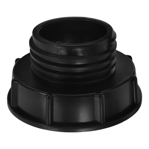 Ibc Tote Valve Adapter Black Tank Fitting for Garden Hose Connection with Thread Reducer and Easy Installation