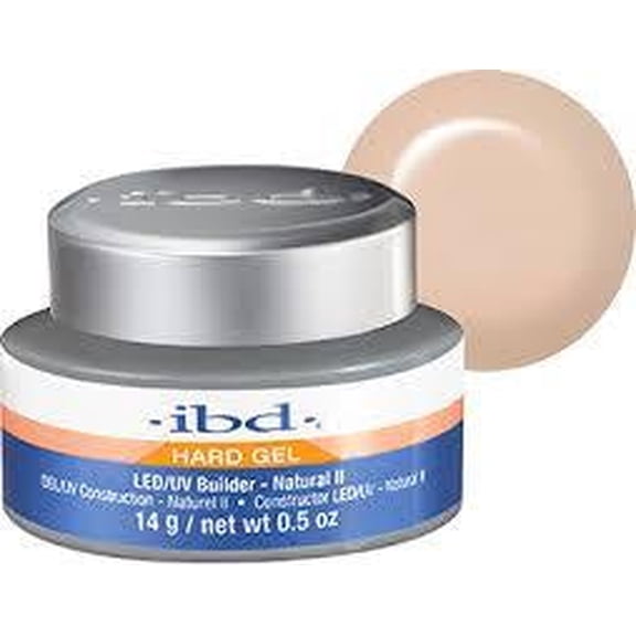 Ibd Hard Gel LED/UV Builder Gel Natural II 0.5 oz #72175
